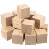 HOZEON 45 cubos de madera de 2 pulgadas bloques de madera_1