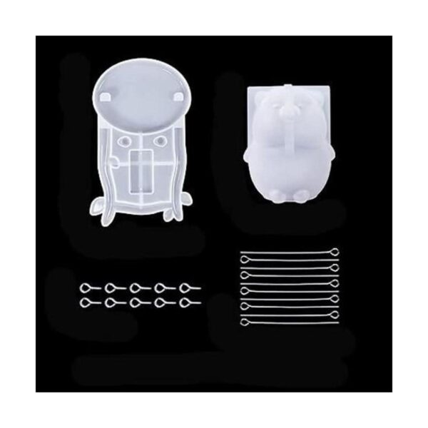 TikooTik Moldes de silicona para cerdo molde de resina de