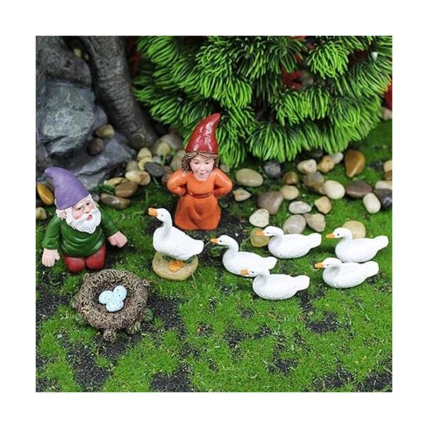 Accesorios de jardín de cuento de hadas estatua de gnomo_3