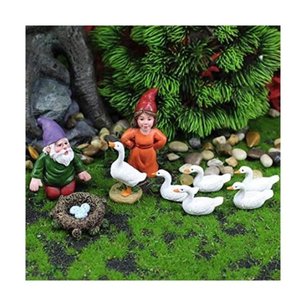 Accesorios de jardín de cuento de hadas estatua de gnomo_1