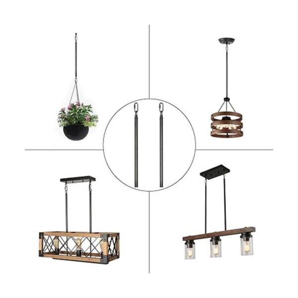 Giluta Barra de extensión roscada para candelabros de