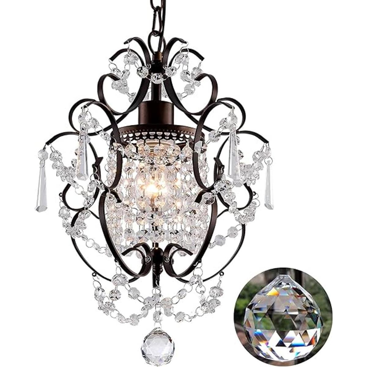 Moderna mini lámpara de cristal lámparas de cristal de