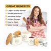 Kito LIVING Recipientes de almacenamiento de frijoles de_3
