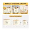 Kito LIVING Recipientes de almacenamiento de frijoles de_5