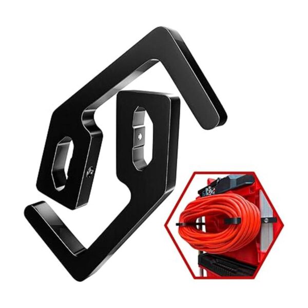Organizador de cable de extensión negro compatible con la_2