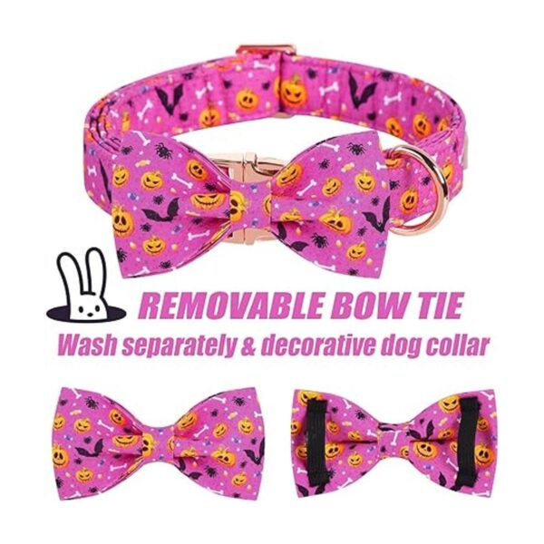 Babole Pet Collar de Halloween para perro pajarita
