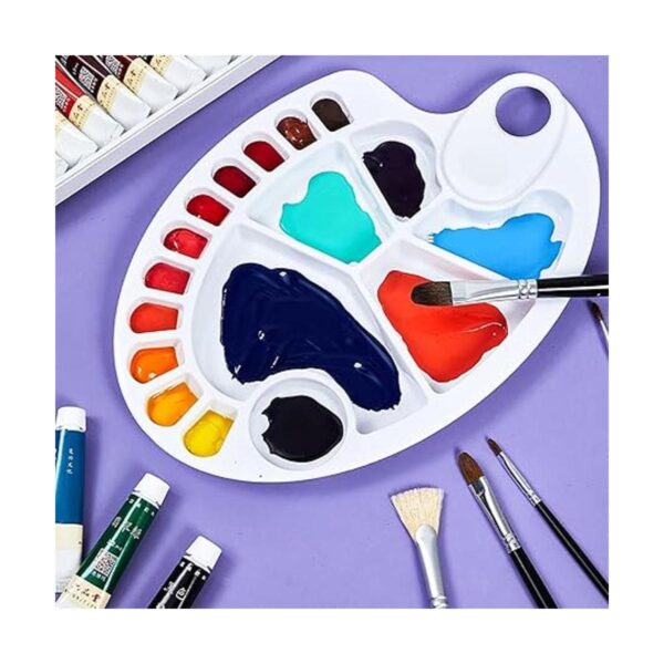 Paleta grande de pintura de silicona molde de resina_2