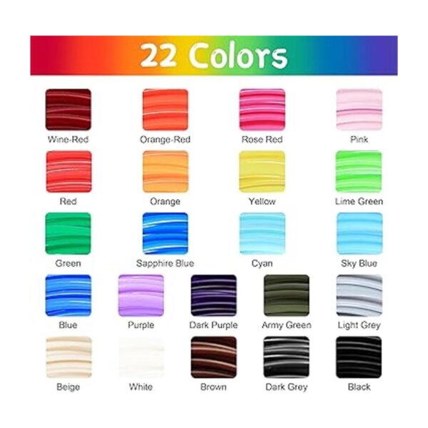 BBLIFE 22 colores de repuesto de filamento de impresora 3D_3