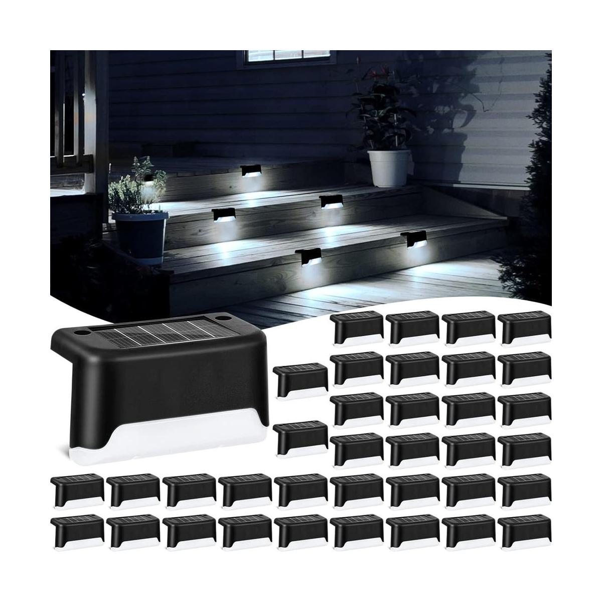 Paquete de 36 luces solares para terraza luces solares
