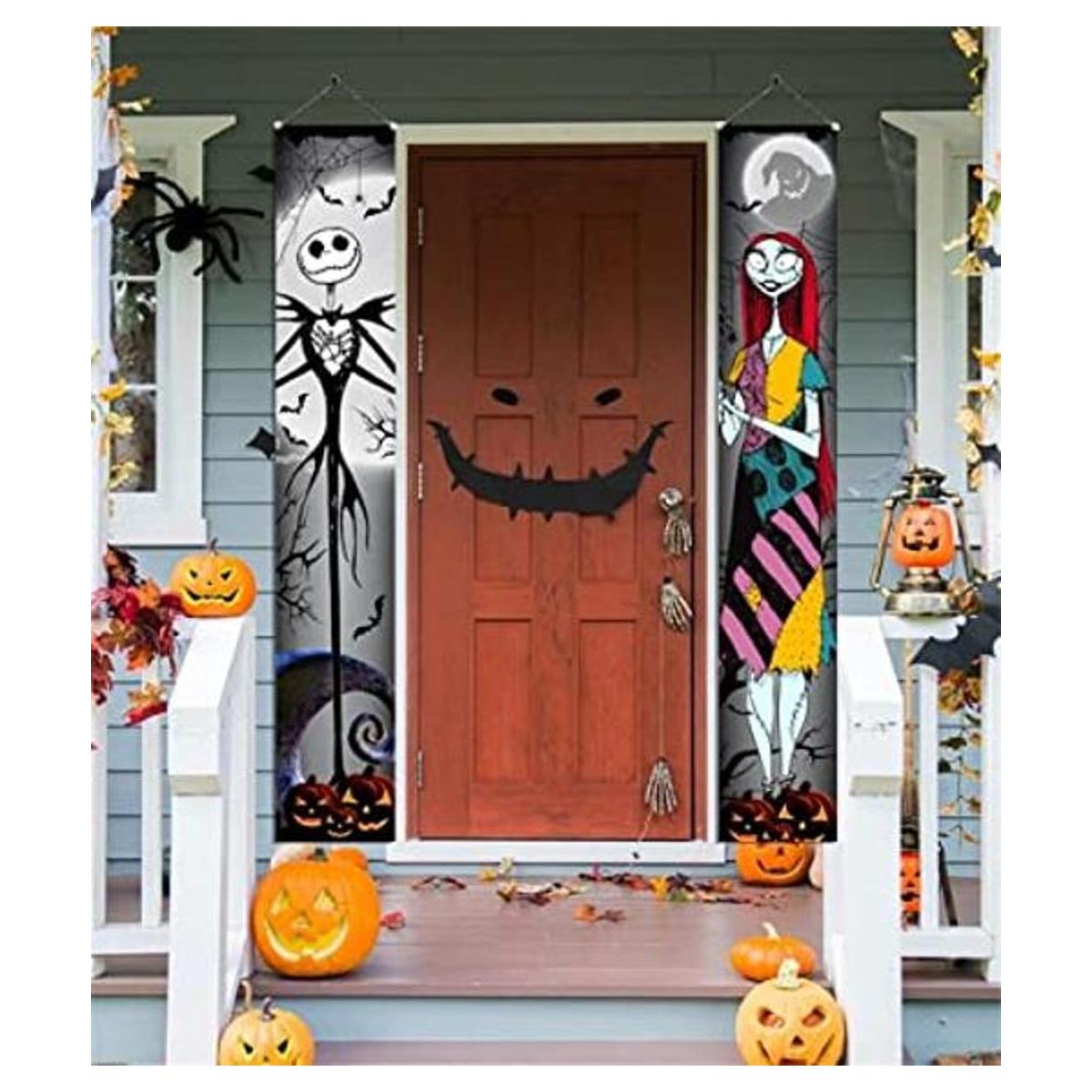 Jack Skellington Cartel de porche para Halloween