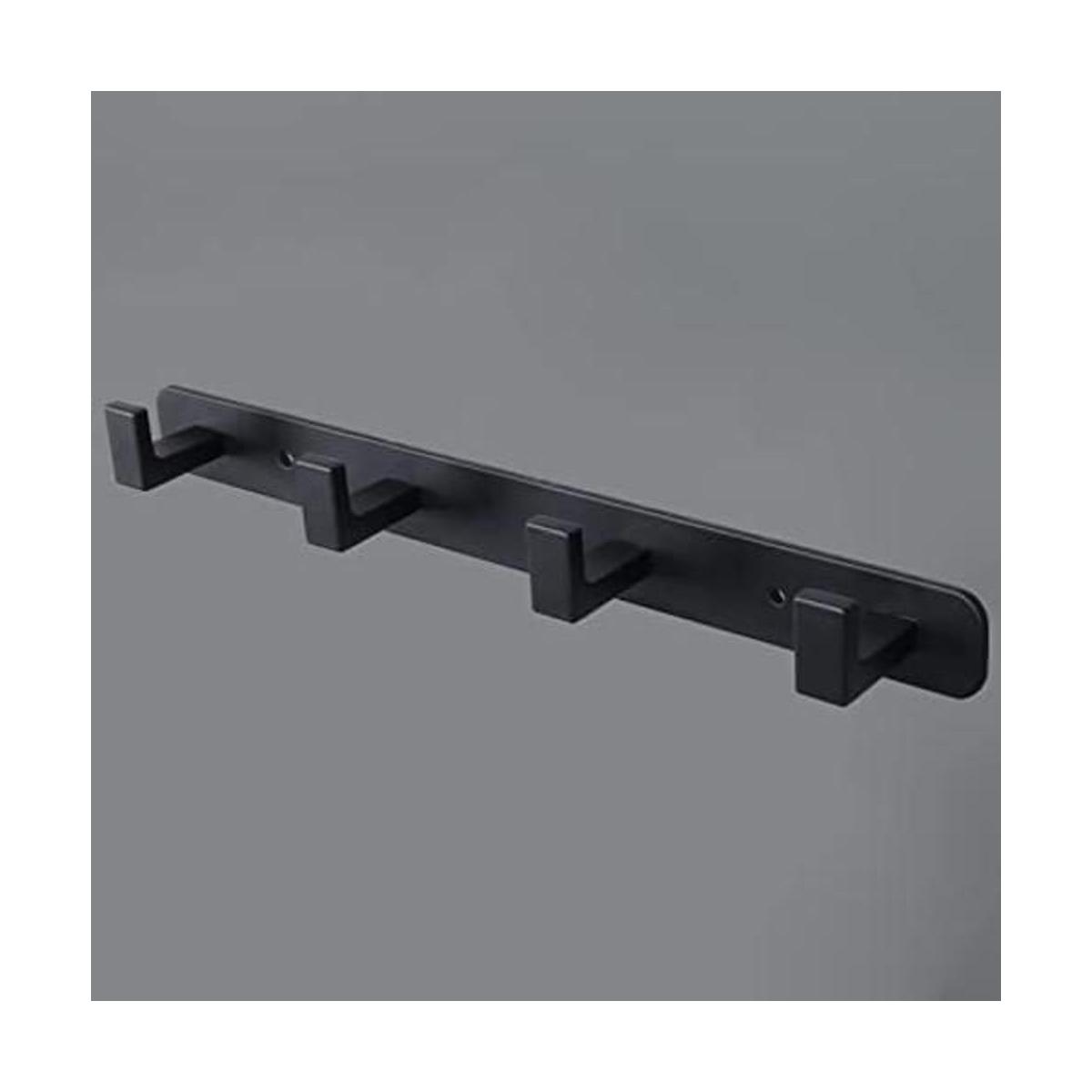 Vanloory Perchero de acero inoxidable resistente con 4