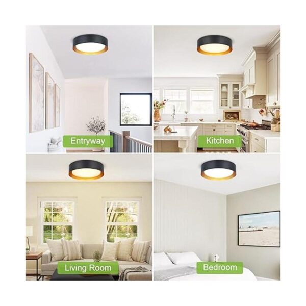 Depuley Lámpara de techo LED de montaje empotrado de 18 W_2