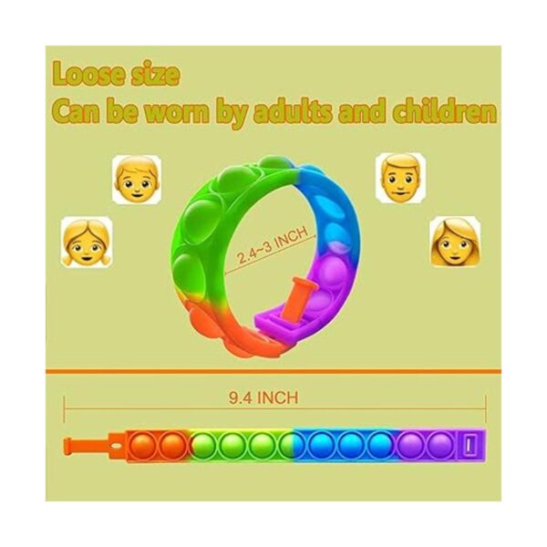 110 piezas de pulsera para la ansiedad pulseras para la_2
