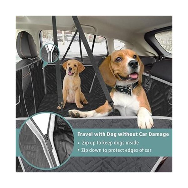 Fcolor Funda de asiento de coche para perro para asiento_2