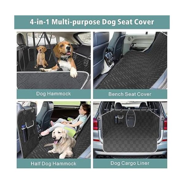Fcolor Funda de asiento de coche para perro para asiento_5