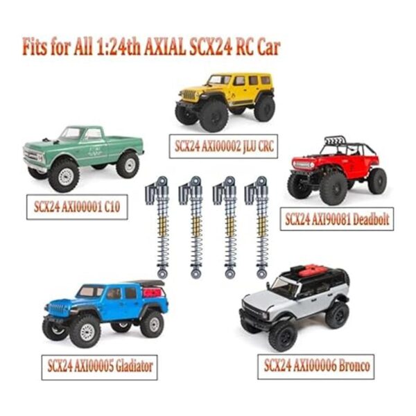 Amortiguadores de coche RC de 124 de 1.890 in