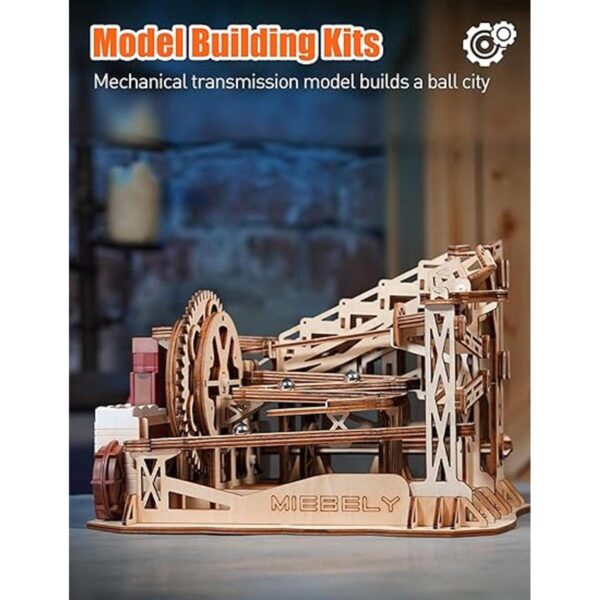 MIEBELY Rompecabezas eléctrico de madera 3D juguetes para_5