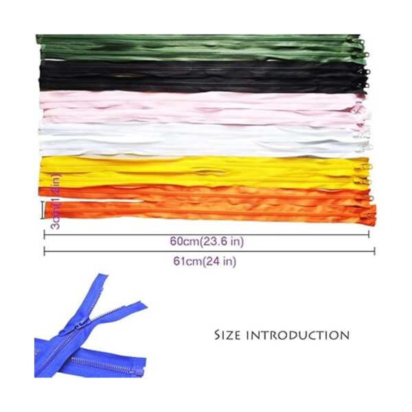 Cremalleras para coser de 24 pulgadas cremalleras de_3