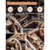 MIEBELY Rompecabezas eléctrico de madera 3D juguetes para_4