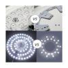 Rextin Paquete de 2 motores de luz LED de 7 pulgadas de 18_3