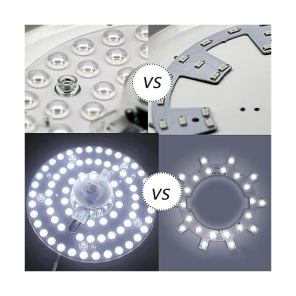 Rextin Paquete de 2 motores de luz LED de 7 pulgadas de 18_3