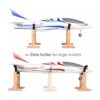 Soporte para aviones modelo RCrabbit RC avión con pantalla