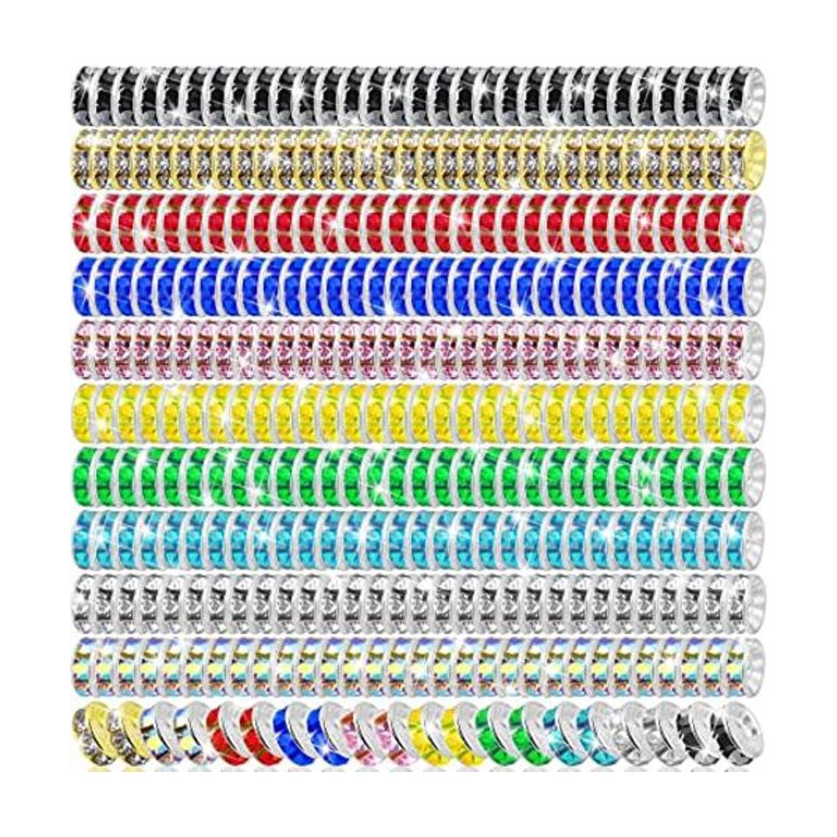 1200 cuentas espaciadoras Rondelle para la fabricación de