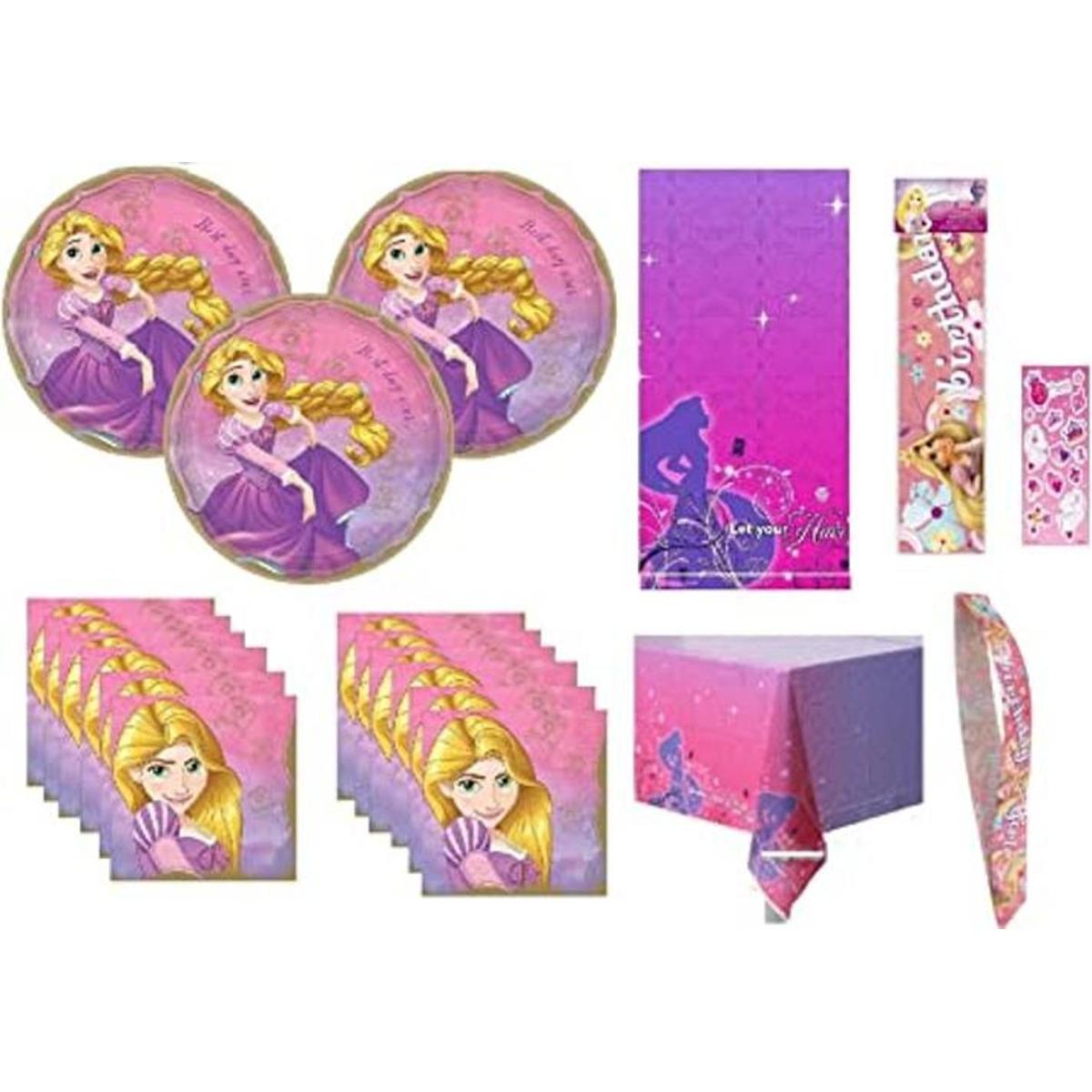 Disney Paquete de fiesta de Rapunzel para 16 unidades