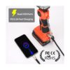Luz de trabajo LED de 2000 lm para batería de litio Black