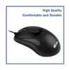 MCSaite Mouse óptico PS2 con cable 3 botones con