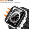 Amizee Paquete de 2 fundas compatibles con Apple Watch de_3