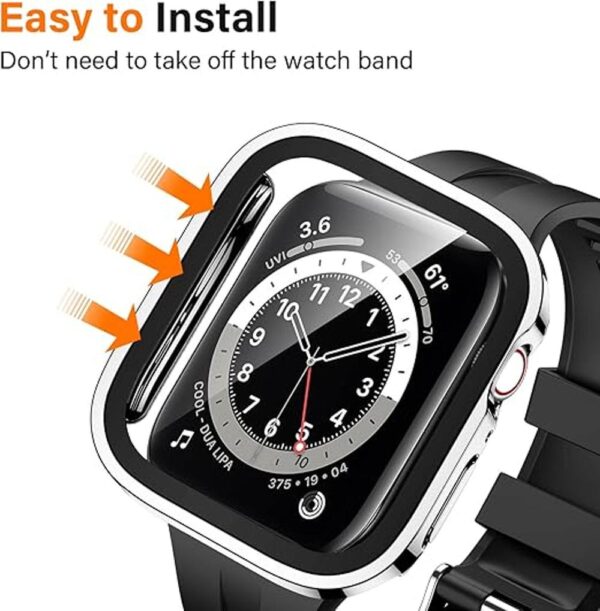 Amizee Paquete de 2 fundas compatibles con Apple Watch de_3