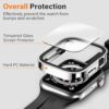 Amizee Paquete de 2 fundas compatibles con Apple Watch de_2