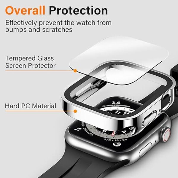 Amizee Paquete de 2 fundas compatibles con Apple Watch de_2