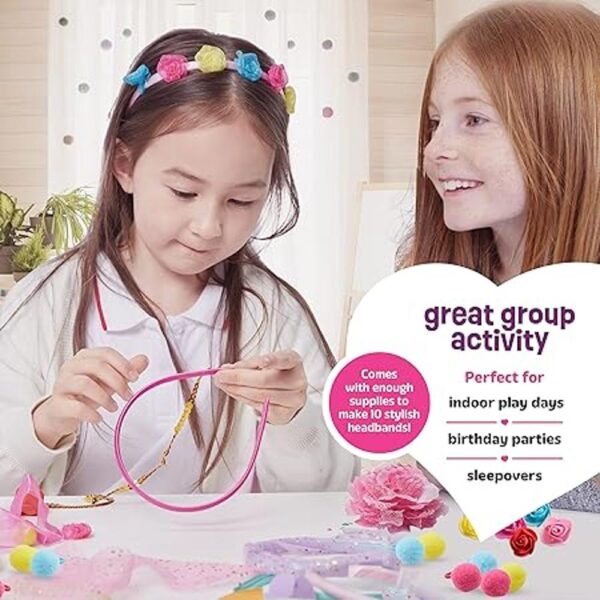 Kit de fabricación de diadema para niñas haz tus propias
