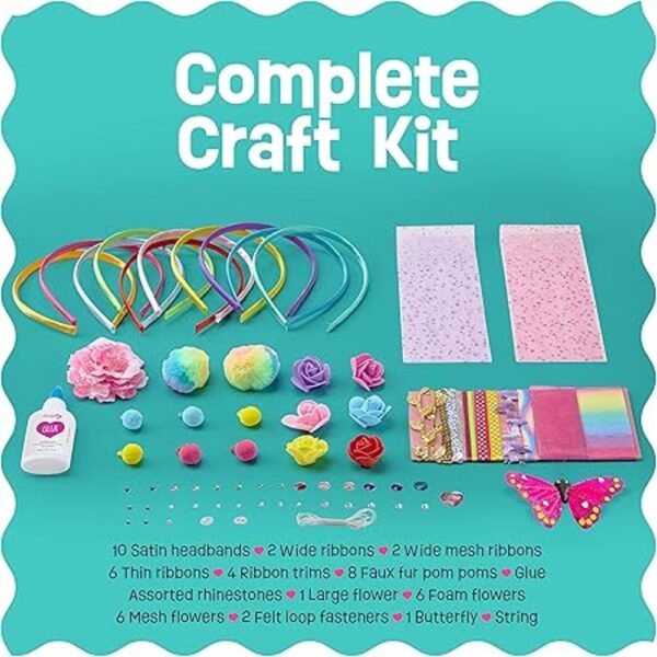 Kit de fabricación de diadema para niñas haz tus propias