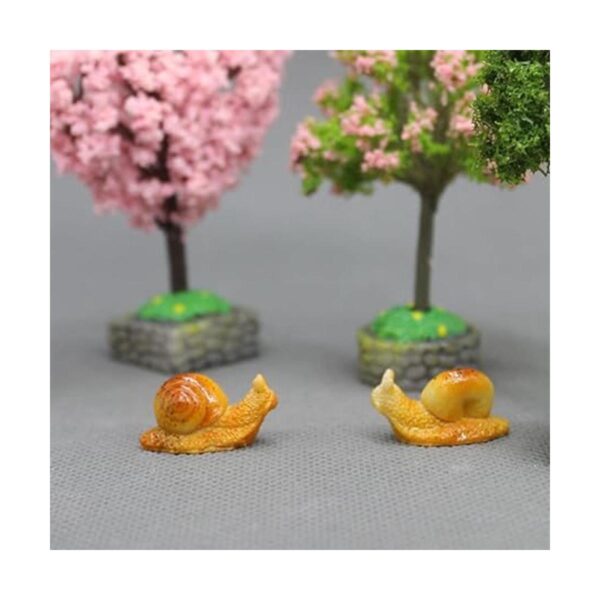 TOYANDONA Figuras de caracol en miniatura 5 piezas de