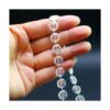 Pamir Tong Guirnalda de cadena plana de 33 pies de cristal_4