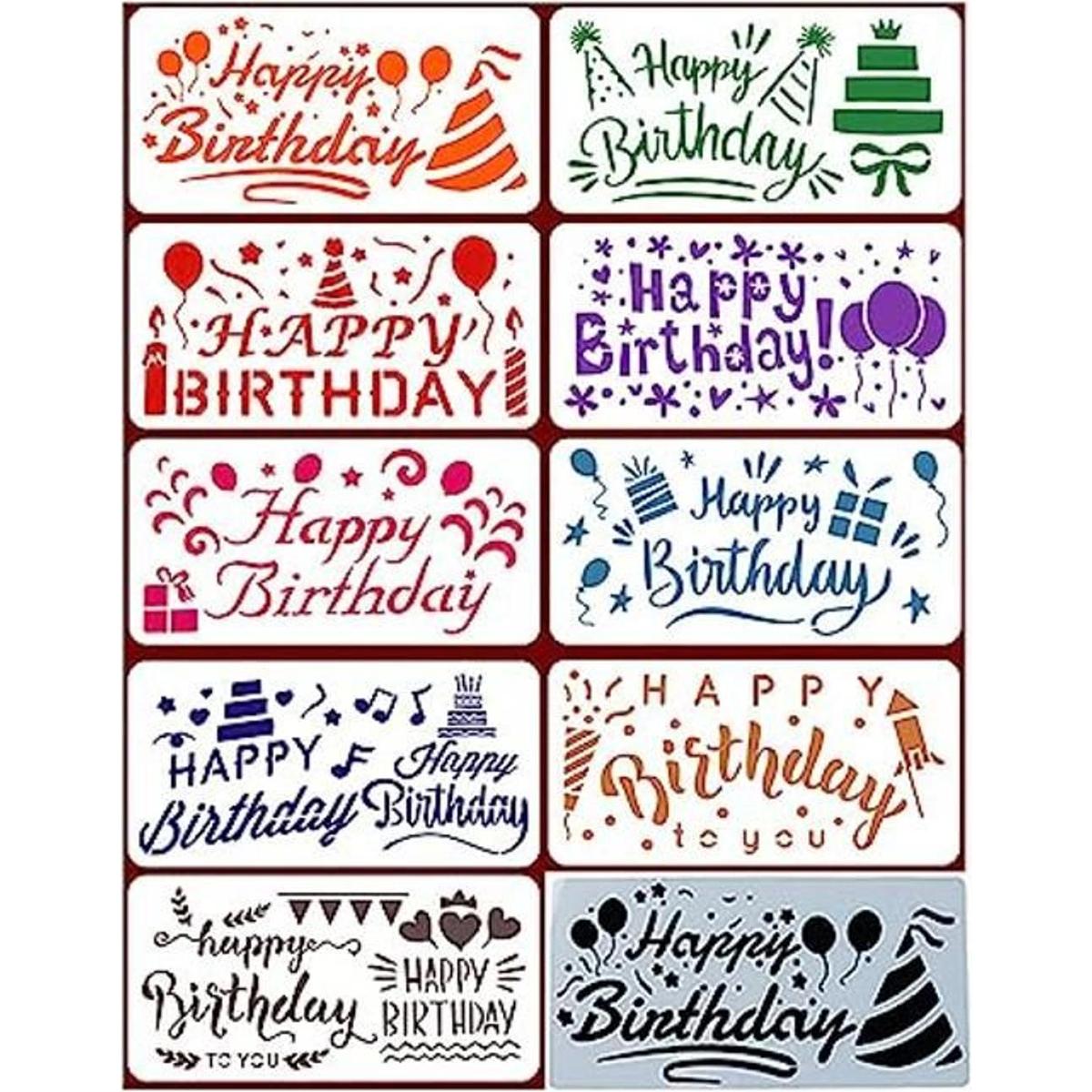 Plantilla de feliz cumpleaños 9 plantillas de cumpleaños