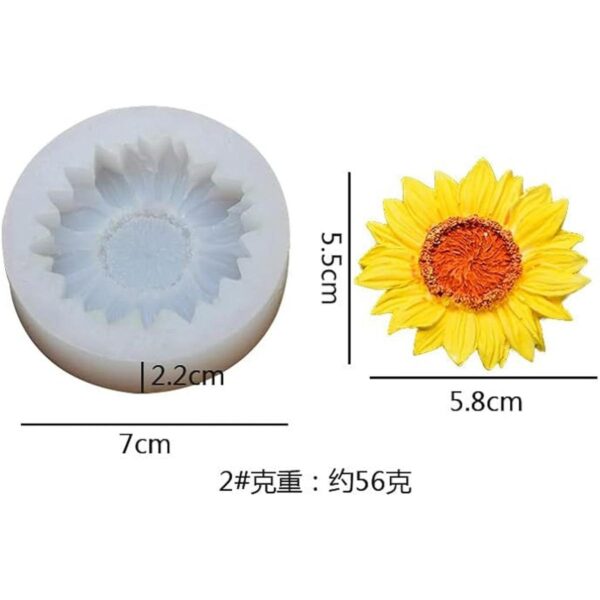 Molde de girasol 8 en 1 con clip de ventilación de_3