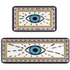 Evil Eye Juego de 2 alfombras de cocina bohemias_1