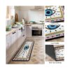 Evil Eye Juego de 2 alfombras de cocina bohemias_4