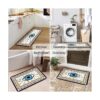 Evil Eye Juego de 2 alfombras de cocina bohemias_5
