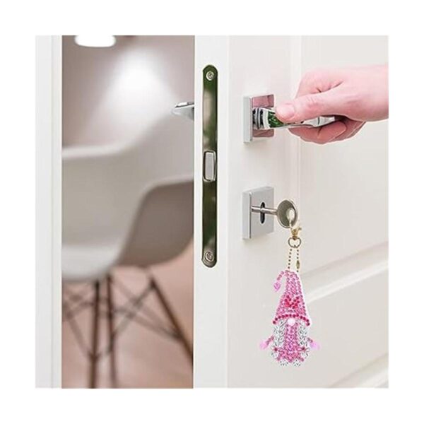 Mwoot Kit de 5 llaveros de pintura de diamantes 5D de