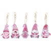 Mwoot Kit de 5 llaveros de pintura de diamantes 5D de
