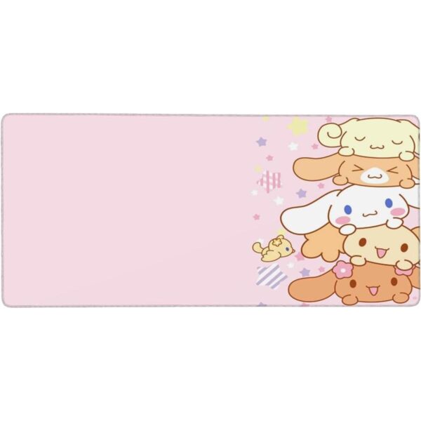 Alfombrilla de ratón para juegos Kawaii color rosa_3
