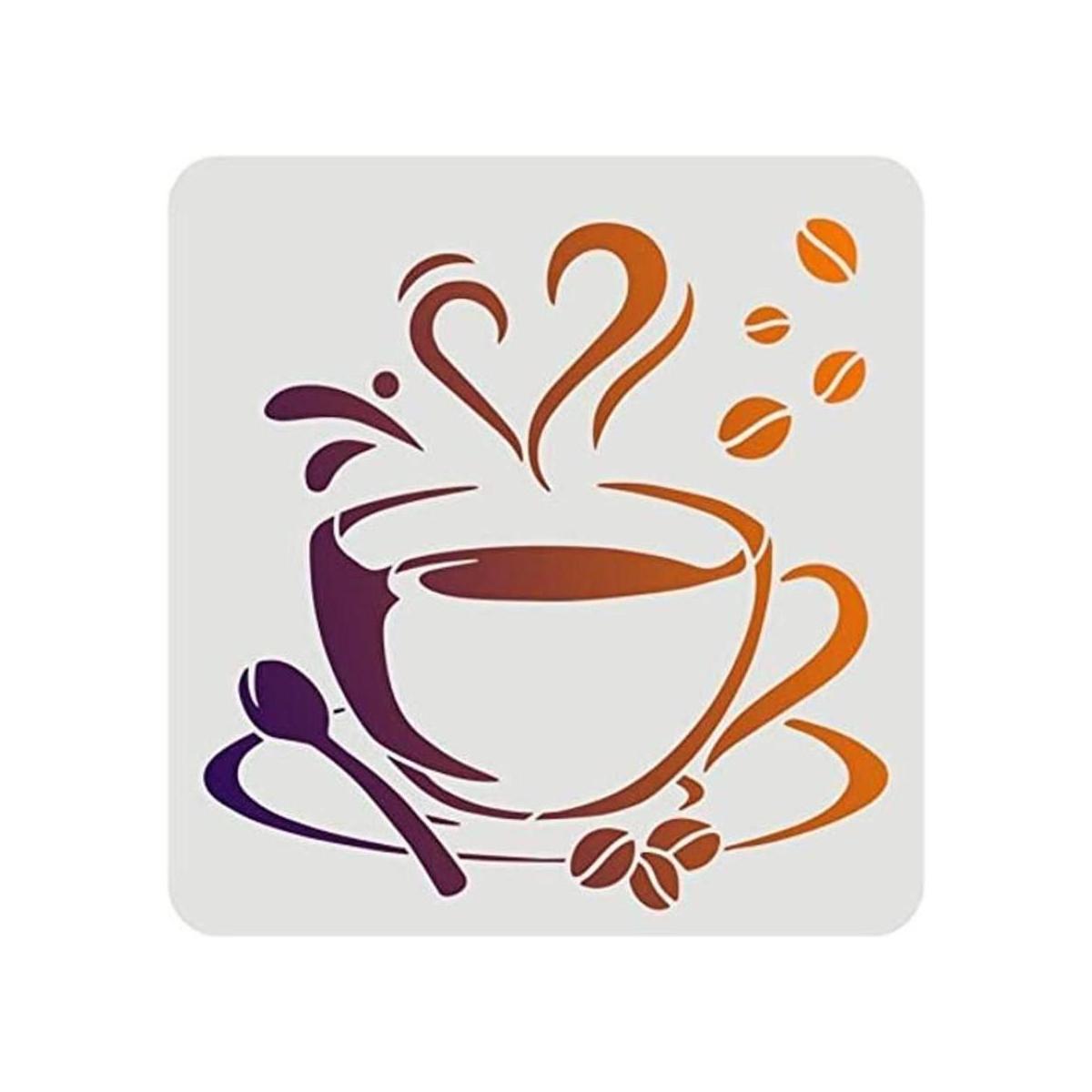 FINGERINSPIRE Taza de café con plantilla de vapor de 11.8
