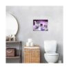 Decoración de baño de lavanda arte de pared velas de_3