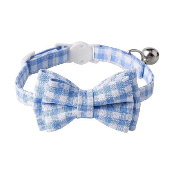 AIITLE Collar de gato con bonita pajarita y campana