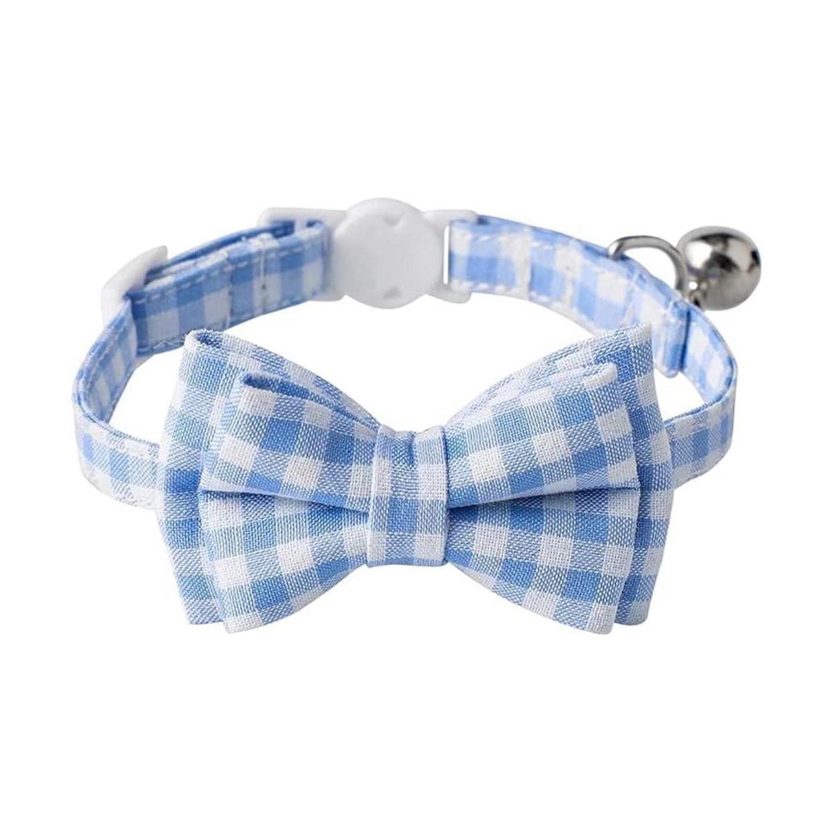 AIITLE Collar de gato con bonita pajarita y campana